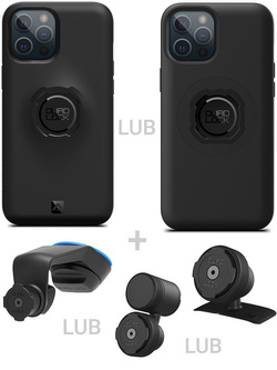 Zestaw do samochodu: etui na telefon iPhone 12 Pro Max + mocowanie Quad Lock
