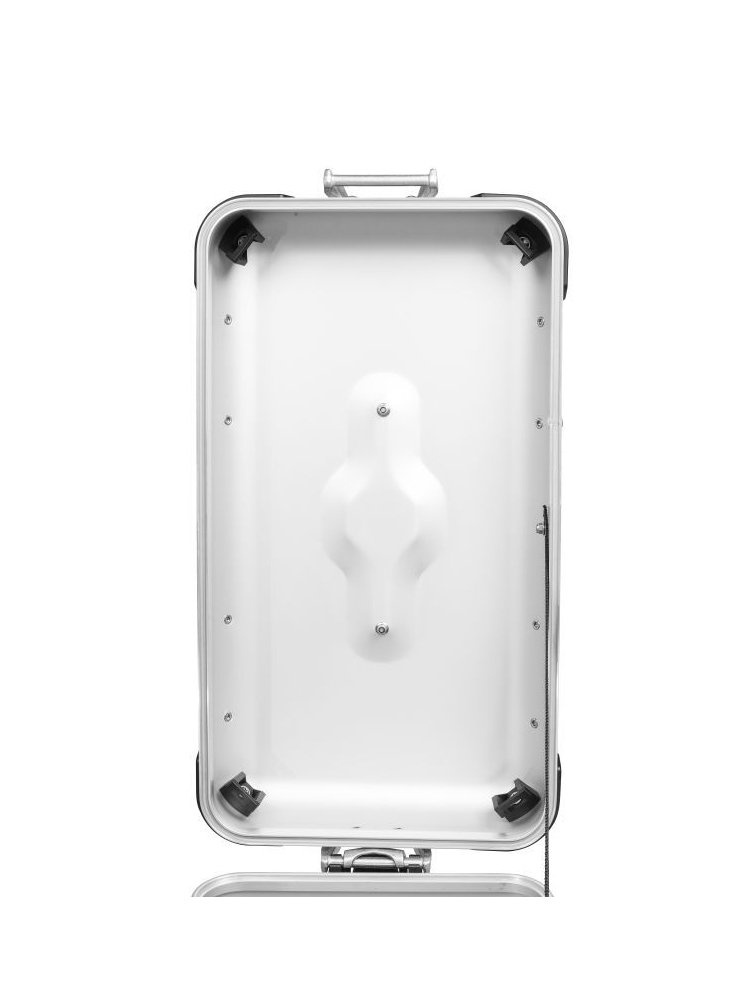 Kufer boczny z anodowanego aluminium srebrny Touratech ZEGA Evo "And-S" (38L) prawy