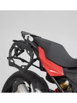 Zestaw: kufry boczne DUSC M + stelaże PRO SW-Motech BMW F 900 R/ XR (19-24) [poj.: 2 x 33 l]