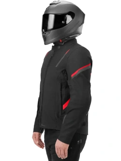 Kurtka motocyklowa tekstylna Shima Rush 3.0 czarno-czerwona