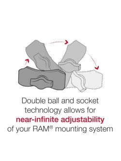 Uchwyt na telefon RAM Quick-Grip XL z mocowaniem Tough-Strap