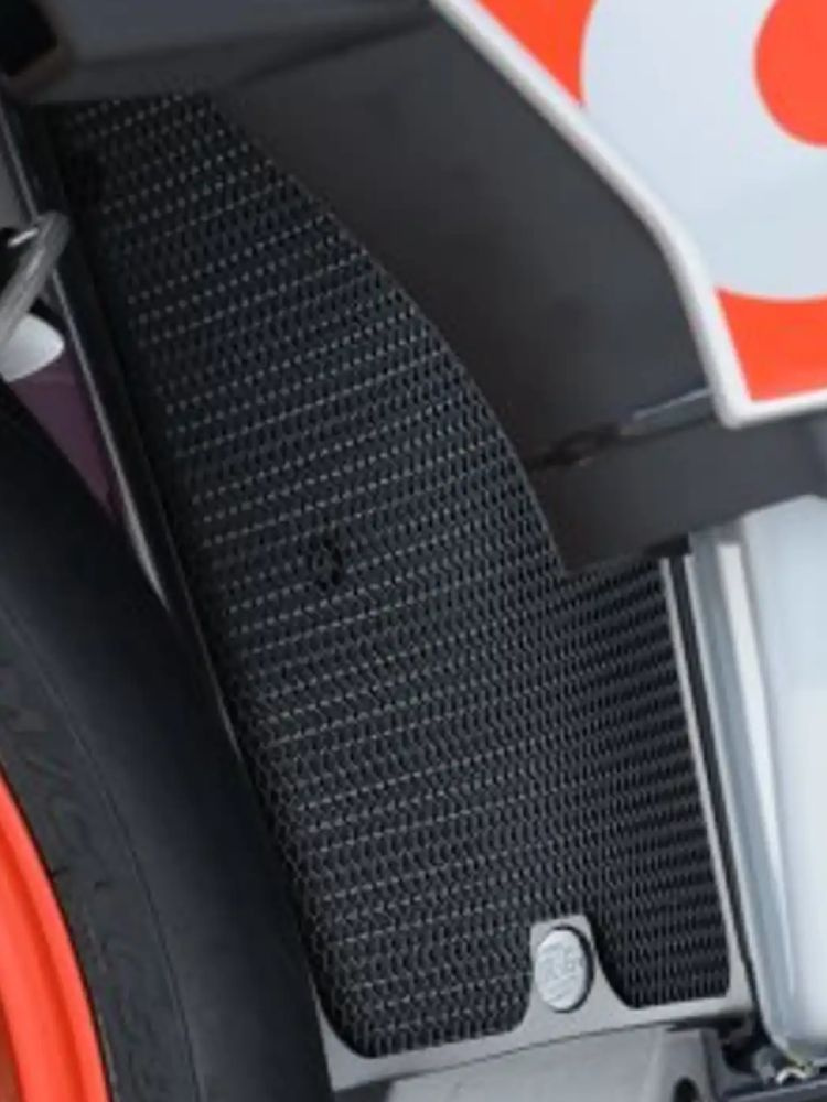 Osłona chłodnicy R&G aluminiowa do Aprilia RSV4 RF (15-)/ Tuono 1100 ('15-)/ RSV-4 1100 Factory (’19-) czarna