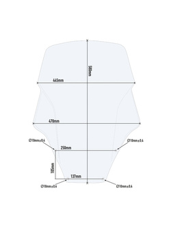 Szyba przezroczysta GIVI Honda Forza 125-300 (19 > 20)