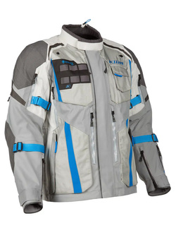 Kurtka motocyklowa tekstylna Klim Badlands Pro szaro-niebieska