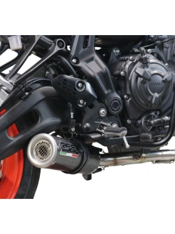 Pełny układ wydechowy G.P.R M3 Poppy Yamaha MT-07 (21-24) [montowany pod silnikiem, z homologacją]