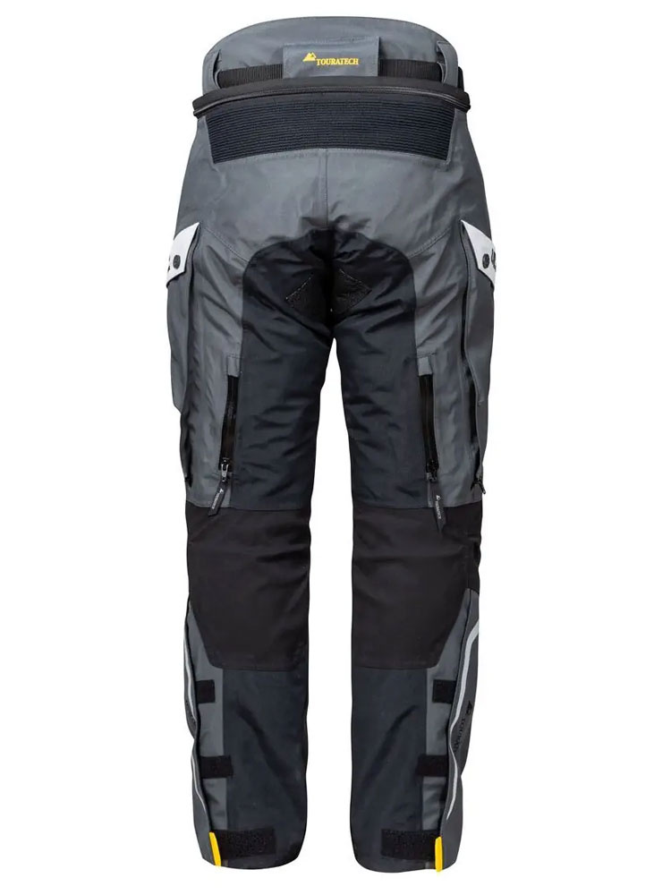 Spodnie motocyklowe tekstylne Touratech Companero Ultimate czarno-szaro-żółte