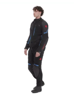 Kurtka motocyklowa tekstylna Dainese Super Adventure Absoluteshell czarno-niebieska