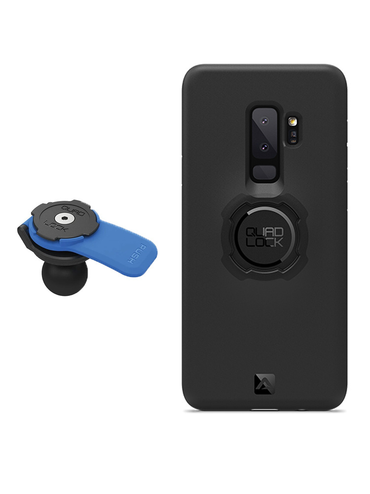 Etui na telefon Samsung Galaxy S9+ + uchwyt kulowy Quad Lock