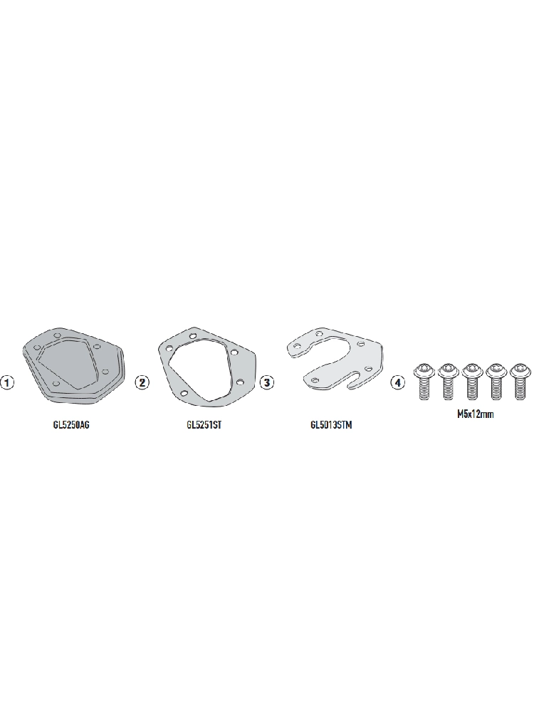 Poszerzenie stopki GIVI do Benelli TRK502 X (20-)