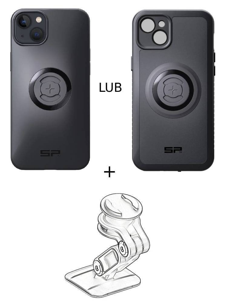 Zestaw do samochodu: etui na telefon iPhone 14 Plus + mocowanie SP Connect