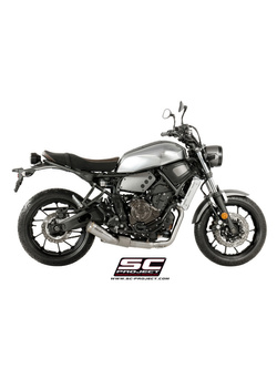 Pełny układ wydechowy 2-1, SC-Project Conic 70's Stainless steel - Yamaha XSR 700 [16-20]