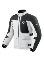 Kurtka motocyklowa tekstylna REV’IT! Convergent H2O szaro-czarna