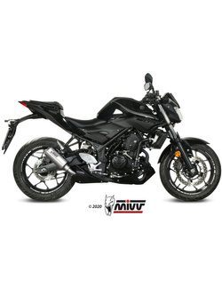 Tłumik motocyklowy Slip-On Line (MK3) MIVV do Yamaha MT-03 (16-) srebrny