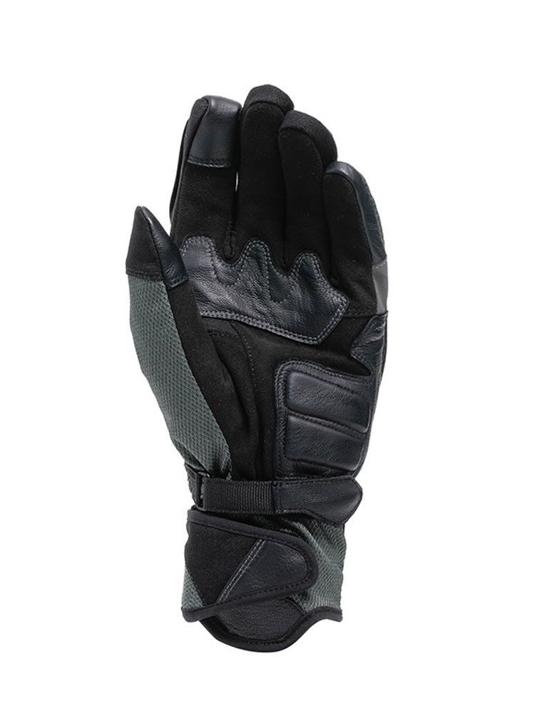 Rękawice motocyklowe Dainese Teyde Gore-Tex czarno-szaro-zielone