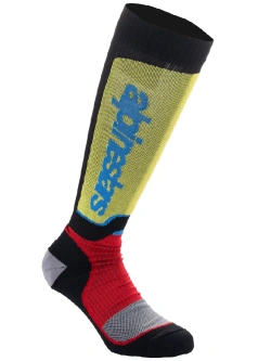 Skarpety Alpinestars MX Plus czarno-czerwono-niebieskie