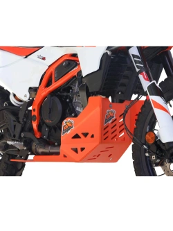 Płyta pod silnik AXP Racing Adventure KTM Adventure R 390 ABS/ 390 Enduro R (25-) pomarańczowa