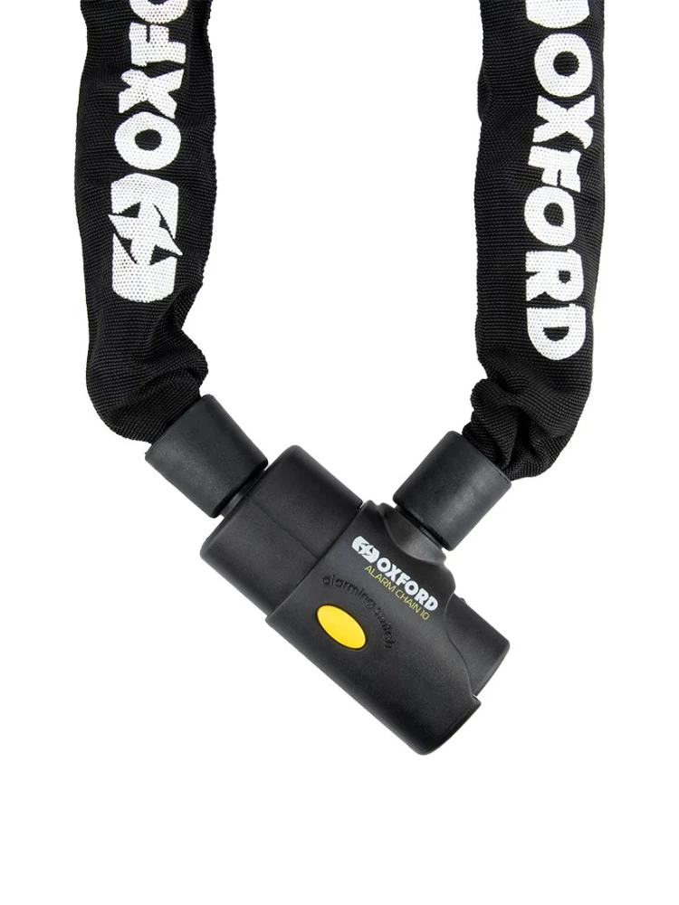 Łańcuch do motocykla Oxford Chain 10 z alarmem [długość: 1.2 m; średnica oczka: 10 mm]