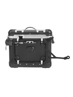 Zestaw: kufry boczne z anodowanego aluminium czarne "And-Black" Zega Evo + stelaże czarne Touratech BMW R1250GS/ R1250GS Adventure/ R1200GS (13-)/ R1200GS Adventure (14-) (31+38L)