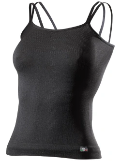 Koszulka termoaktywna na ramiączkach SIXS 4-Season damska czarna