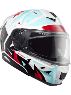 Kask integralny Schuberth S3 Spark biało-niebiesko-czerwony