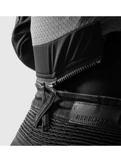 Jeansy motocyklowe damskie Rebelhorn Agness 2 Mono czarne