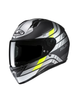 Kask integralny HJC C10 Hiper szaro-żółty