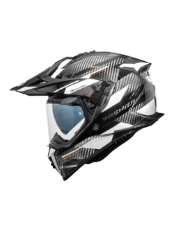 Kask adventure Premier Discovery Carbon EA 8 czarno-biały