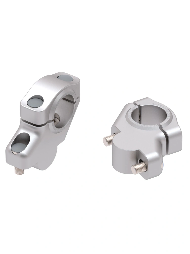 Podwyższenie kierownicy Hepco&Becker Triumph Trident 660 (21-24) (30 mm w górę, 21 mm w tył) srebrne