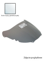 Szyba motocyklowa MRA Oryginalny kształt "O" Aprilia 125 Sport PRO / RC 60 / [92] przeźroczysta