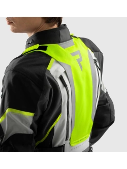 Kurtka motocyklowa tekstylna Rebelhorn Hardy 3.0 czarno-szaro-żółta