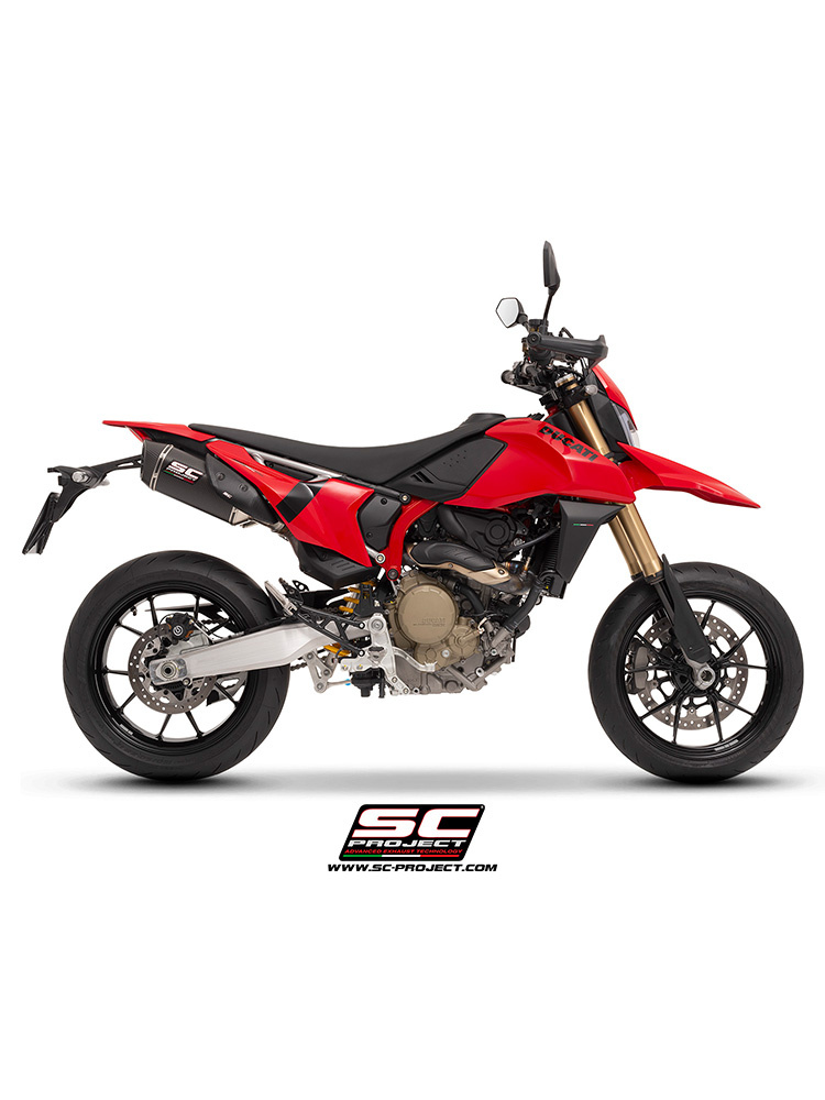 Tłumik motocyklowy podwójny SC-Project SC1-S Ducati Hypermotard 698 Mono/RVE (24-) carbon