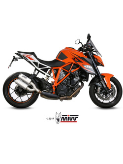 Tłumiki motocyklowe Slip-On Line (MK3) MIVV do KTM Superduke 1290 (14-19) srebrne