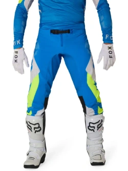 Spodnie cross Fox Flexair Tactile biało-niebieskie-fluo