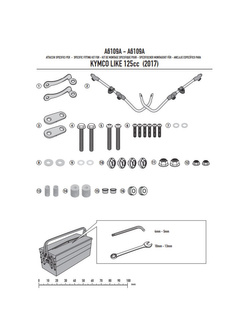 Mocowanie do szyby GIVI 6109A Kymco Like 50-125-150 (17-) 