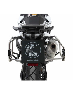 Zestaw: kufry boczne + stelaże Hepco&Becker Xplorer Cutout KTM 790 Adventure/R (19-21) srebrne