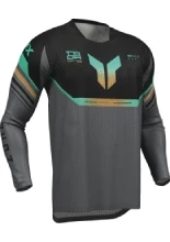 Bluza enduro Thor Launchmode Air Raptor czarno-szara
