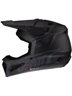 Kask enduro Leatt Moto 3.5 V25 Stealth z goglami czarnymi