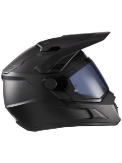 Kask enduro Leatt Moto 7.5 czarny z goglami czarno-szaro-czerwonymi