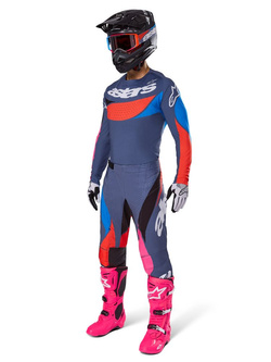 Bluza cross Alpinestars MX Techstar Dreem szaro-wielokolorowa
