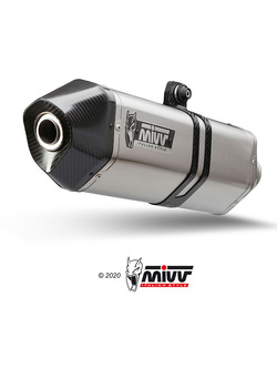 Tłumik motocyklowy Slip-On Line (Speed Edge) MIVV do Triumph Tiger 1200 XR / XRx / XRT / XCx / XCA (16-20) srebrny