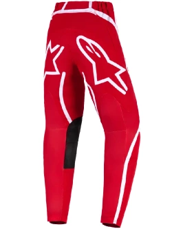 Spodnie cross dziecięce Alpinestars MX Fluid Apex czerwono-białe
