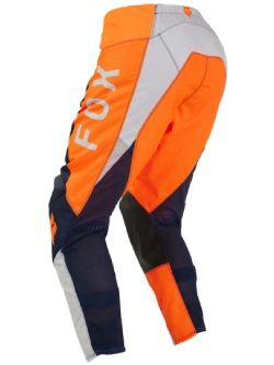 Spodnie cross dziecięce Fox 180 Nitro Junior pomarańczowo-biało-niebieskie