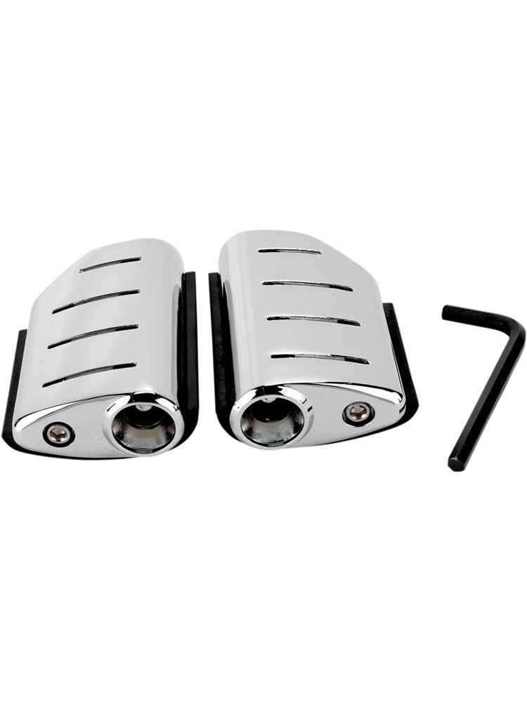 Podnóżki Dually Trident ISO® chrom + adaptery 8803 Kuryakyn do Honda (wybrane modele VT)