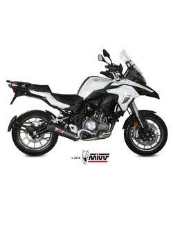 Tłumik motocyklowy Slip-On Line (Oval) MIVV do Benelli TRK502 (17-) carbon