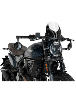 Owiewka motocyklowa turystyczna PUIG Naked New Generation Ducati Scrambler FT/ Icon/ Nightshift (23-) przezroczysta
