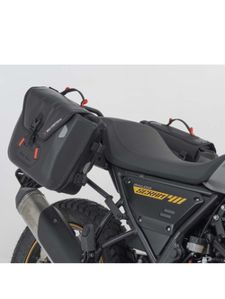 Sakwy wodoodporne Sw-Motech SysBag WP M/S + stelaże SLC do Royal Enfield Scram 411 (21-25) [pojemność: 39 l]