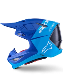Kask enduro Alpinestars MX Supertech M10 Flood niebiesko-czarny
