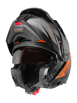 Kask szczękowy Schuberth E2 Explorer pomarańczowy