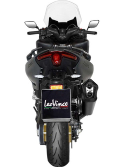 Pełny układ wydechowy z katalizatorem LeoVince LV-12 Black Edition Header Pipe [Slip-On, Stainless Steel] do Yamaha T-Max 560/Tech Max (20-)