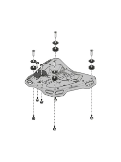 Stelaż centralny Street-Rack SW-Motech KTM (wybrane modele)